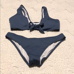 Tie front bikini